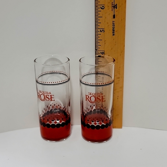 Tequila Rose Pair Of Shot Glasses - Picture 2 of 3